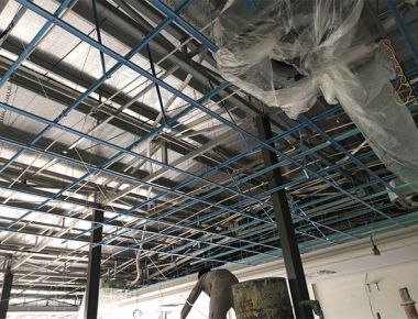 Thi công trần thạch cao