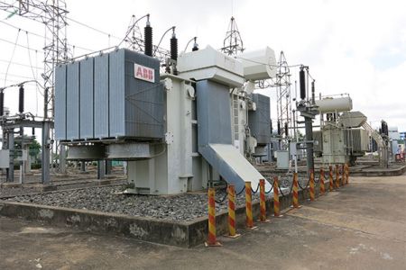 Thi công trạm điện hạ thế 01