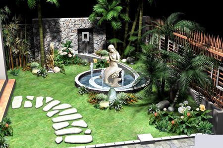 Thi công sân vườn 08