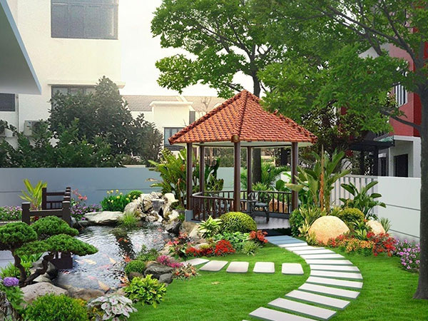 Thi công sân vườn 06